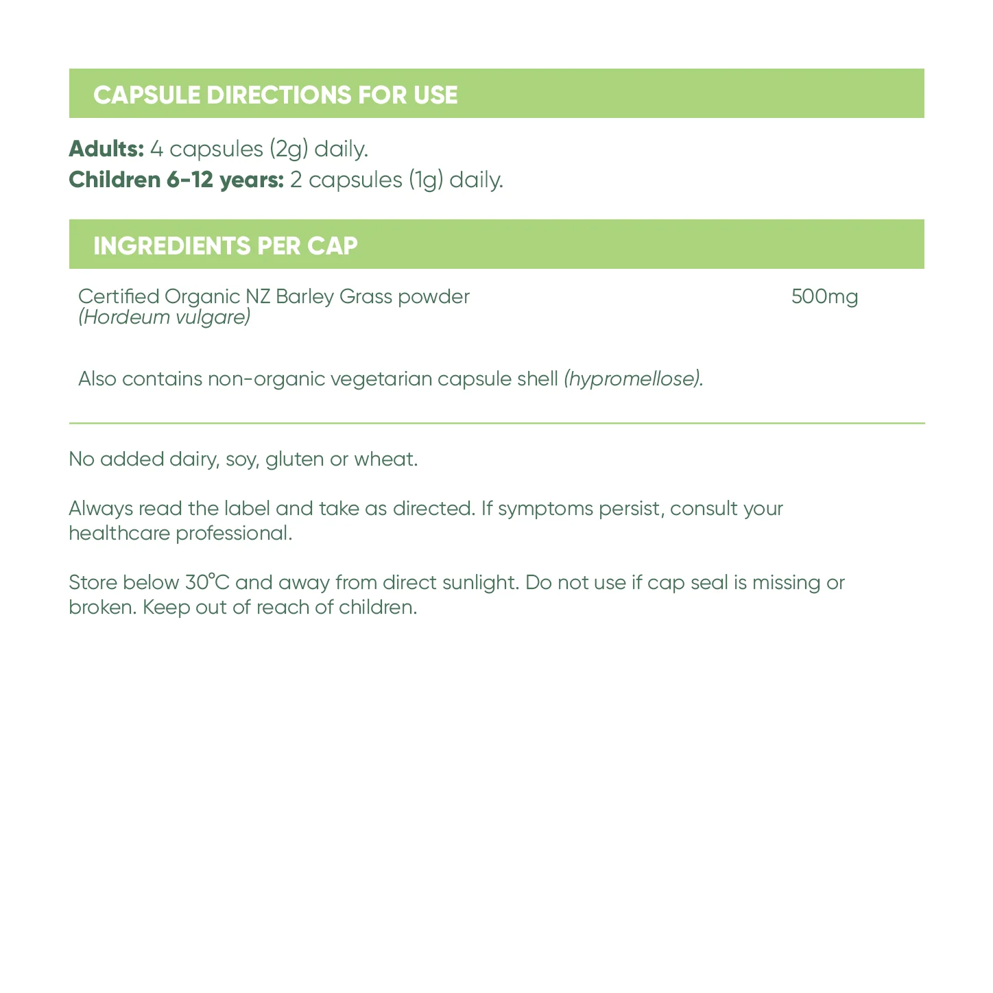 Barley Grass Certified Organic - Image 9