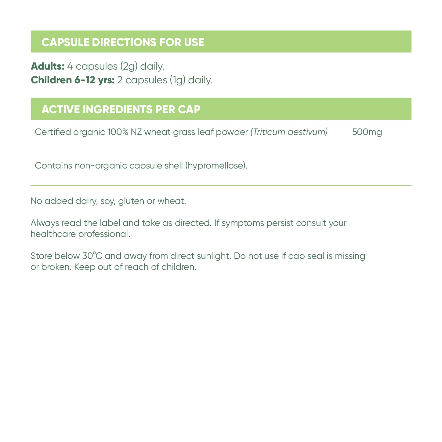 Wheat Grass Certified Organic - Image 4