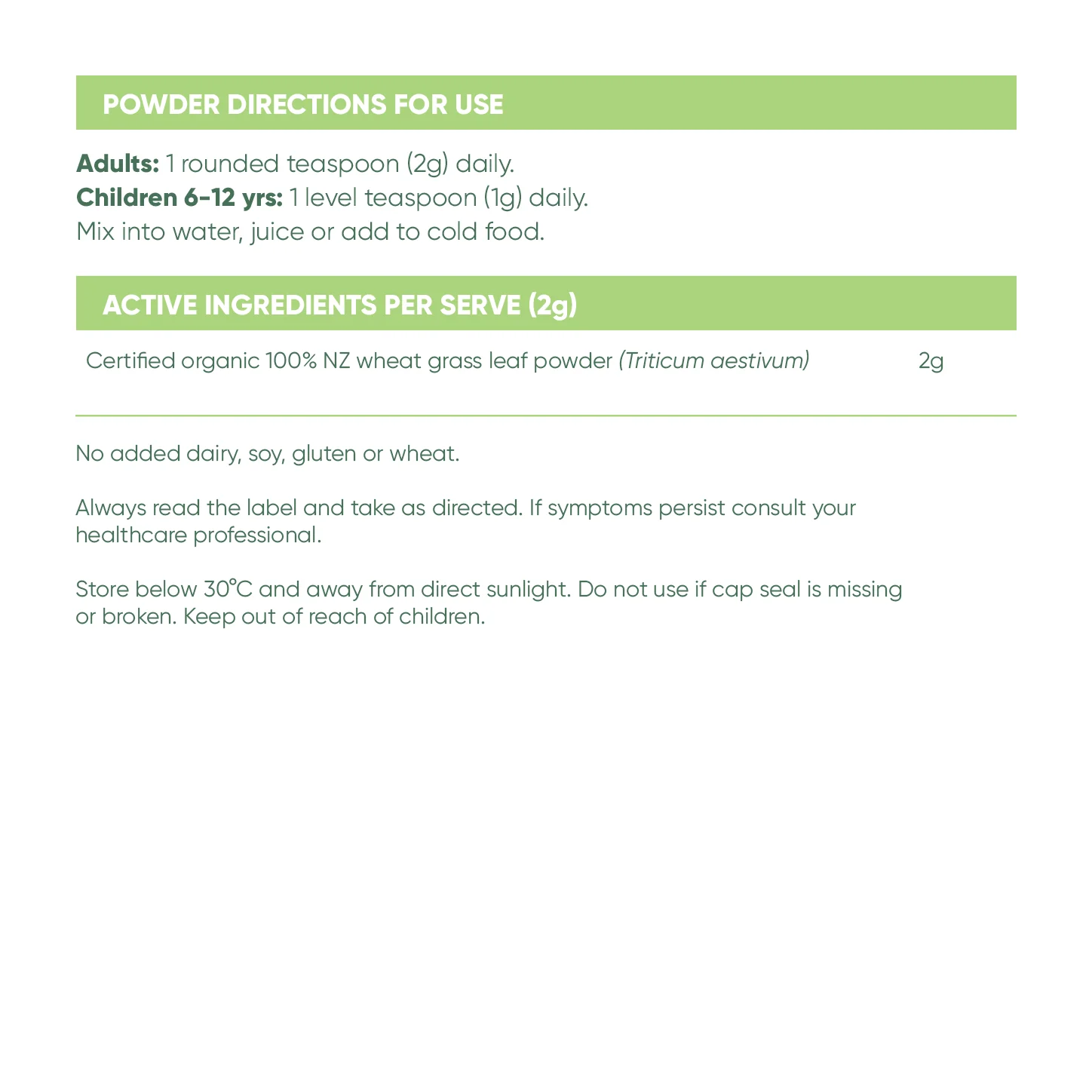 Wheat Grass Certified Organic - Image 5